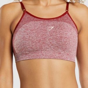 Discontinued Red Marl Gym Shark low support sports bra